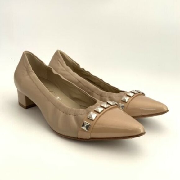 AGL Attilio Giusti Leombruni Leather Point toe Low Heel Flats Italy 5.5 - Picture 11 of 11